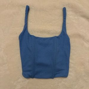 Love Tree light blue tank